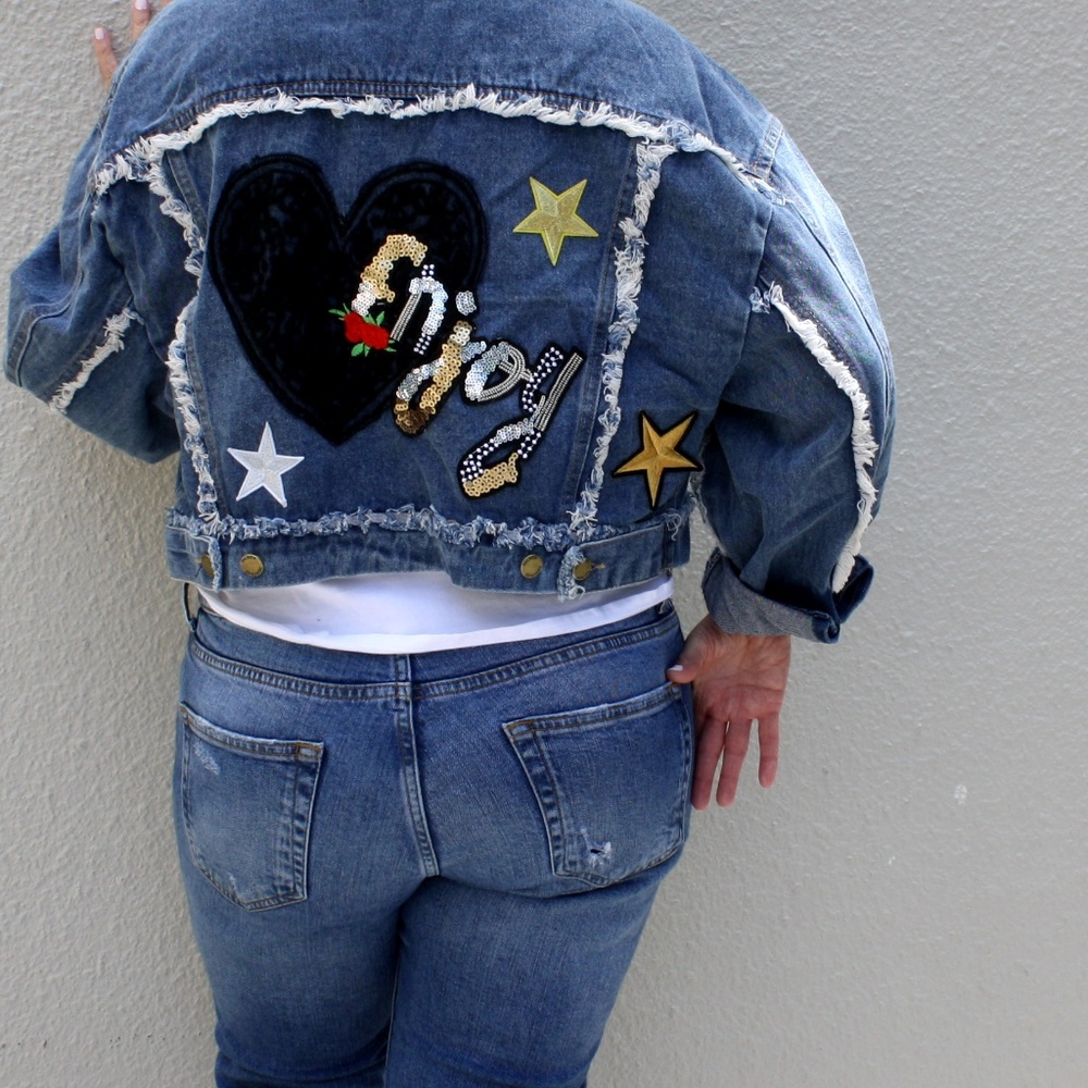 Jean Custom  Jacket -One of a kind